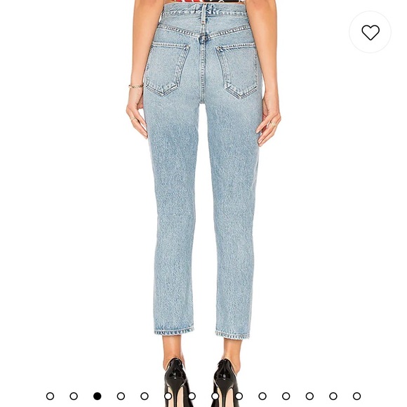 AGOLDE Riley High Rise Straight Crop in Renewal - Picture 3 of 11